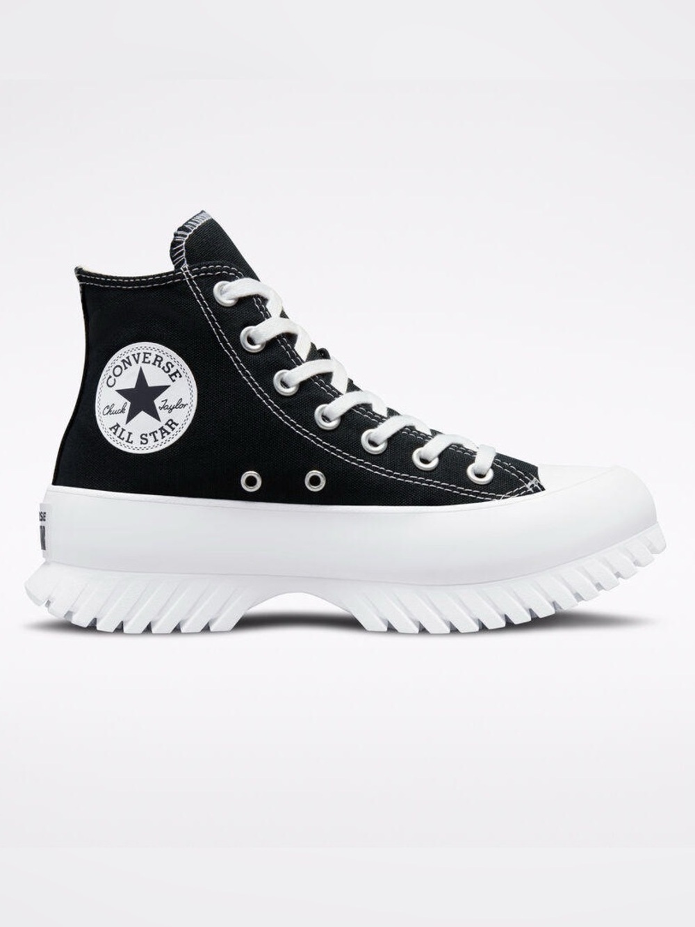 Converse Chuck Taylor All Star Lugged Platform High-Top Sneakers - Black/White